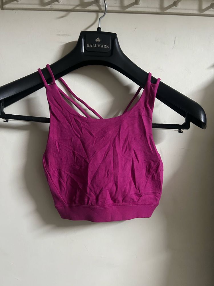 Magenta Sports Bra