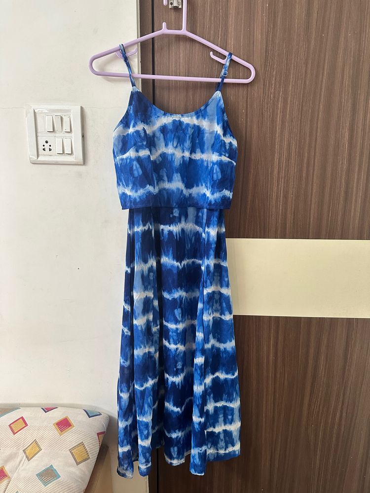 Tie Dye Long A Line Dress (Size - M)