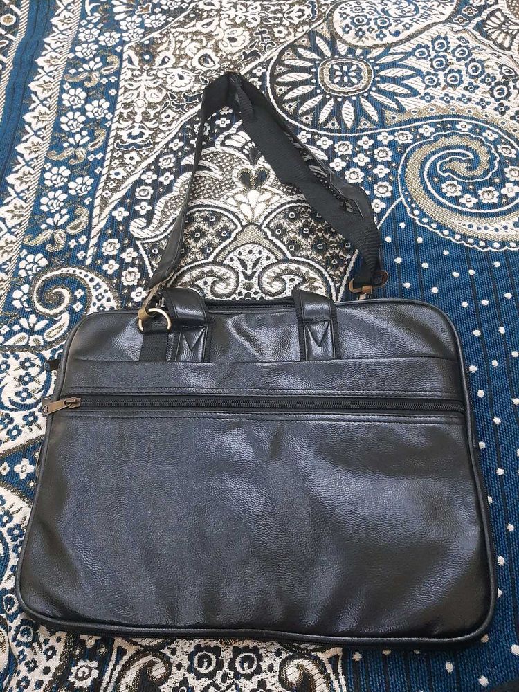 Office Going Laptop Multi Zip Bag