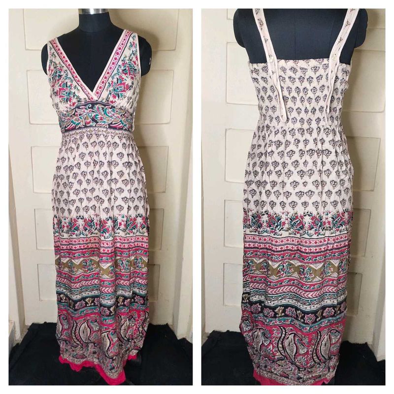 Deep Neck Goan Maxi