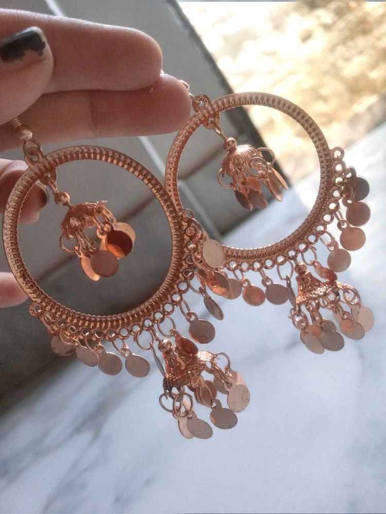 Lightweight Rosegold Chaandbaaliya