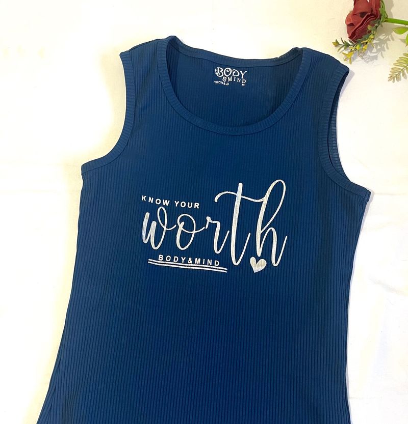 Body&amp;Mind Ribbed Tank Top