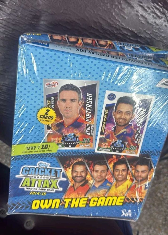Topps cricket Attax 2014 Box