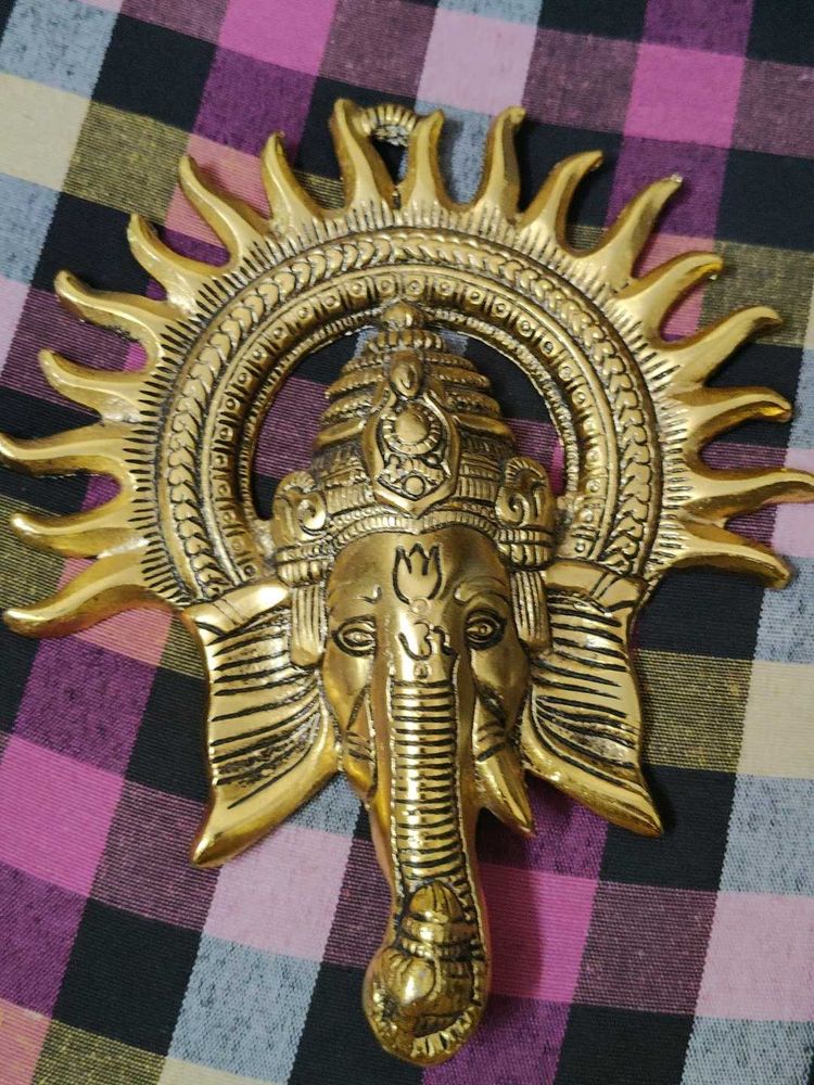 Golden Colour Shri Ganesh G