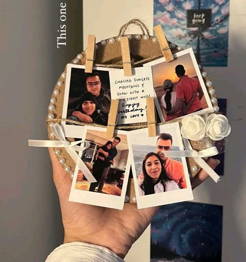 Ring Frame With Polaroid