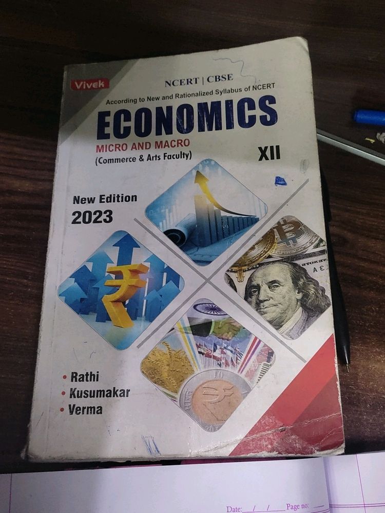 CLASS 12th Economics Rathi Book