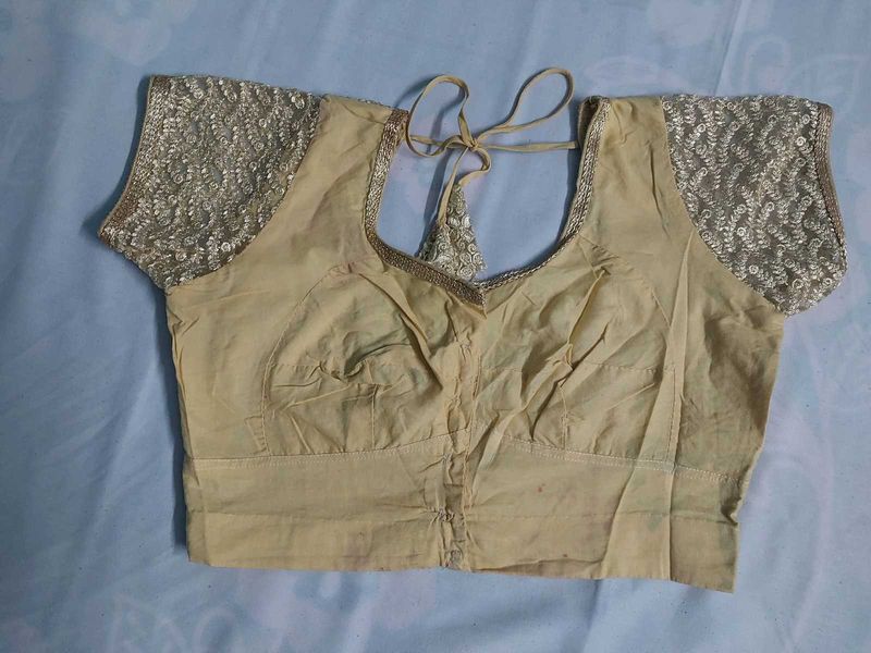 Embroidery Golden Blouse