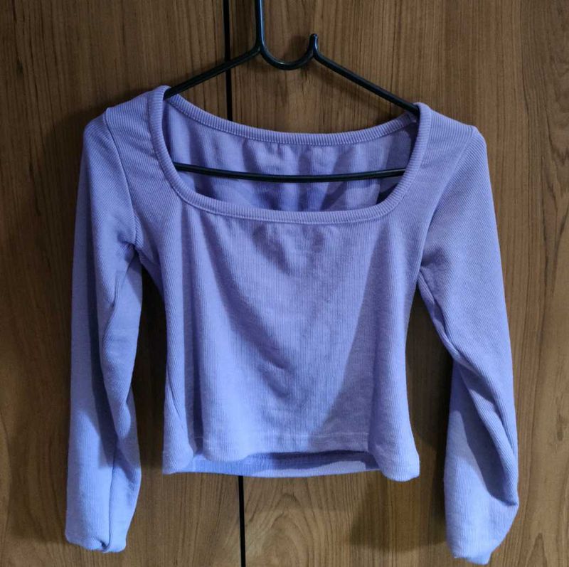 Lavender Long Sleeve Top