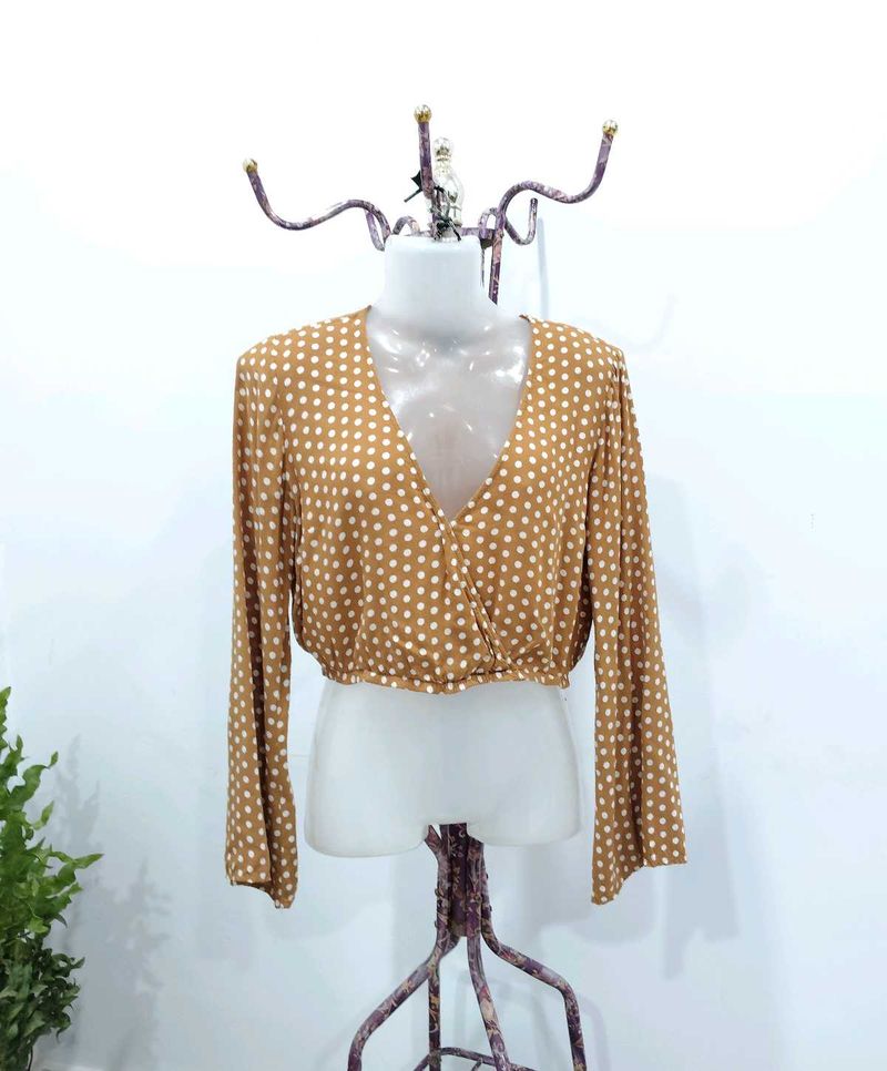 Polka Dot Crop Top