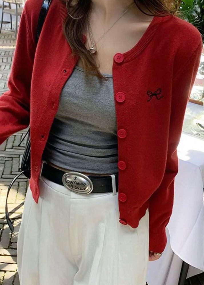 Red Cardigan