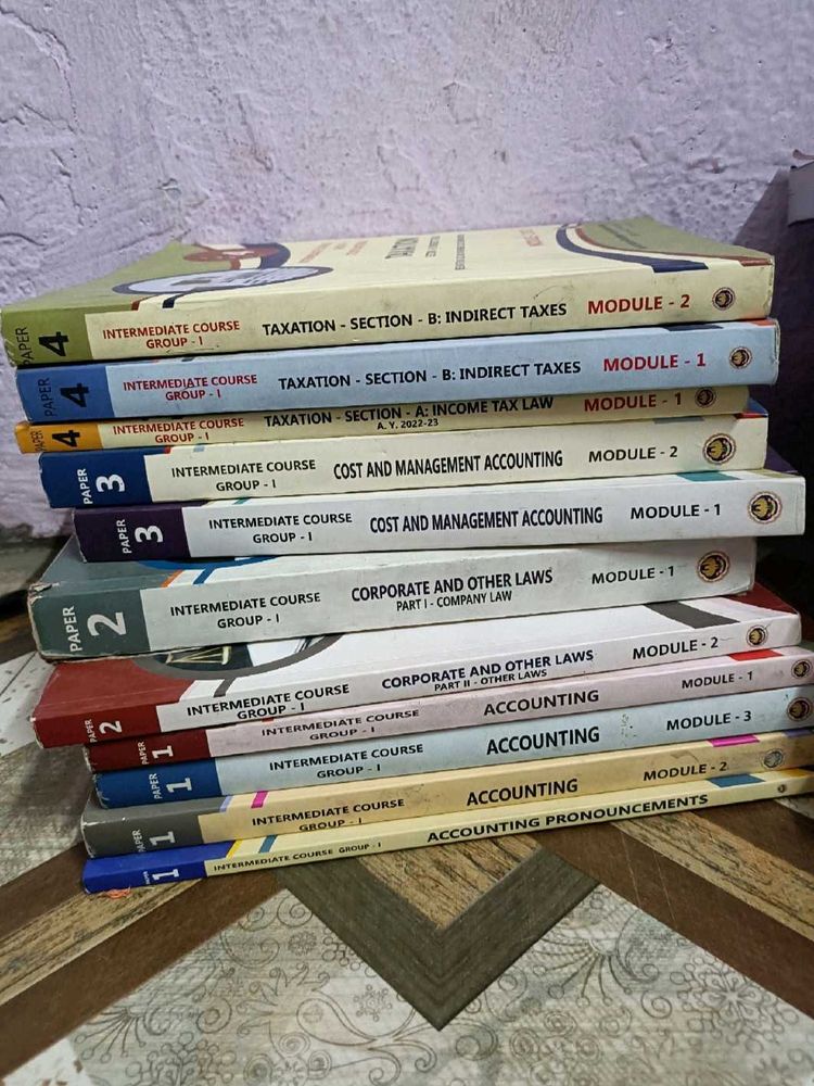 CA Intermediate Group 1 Book