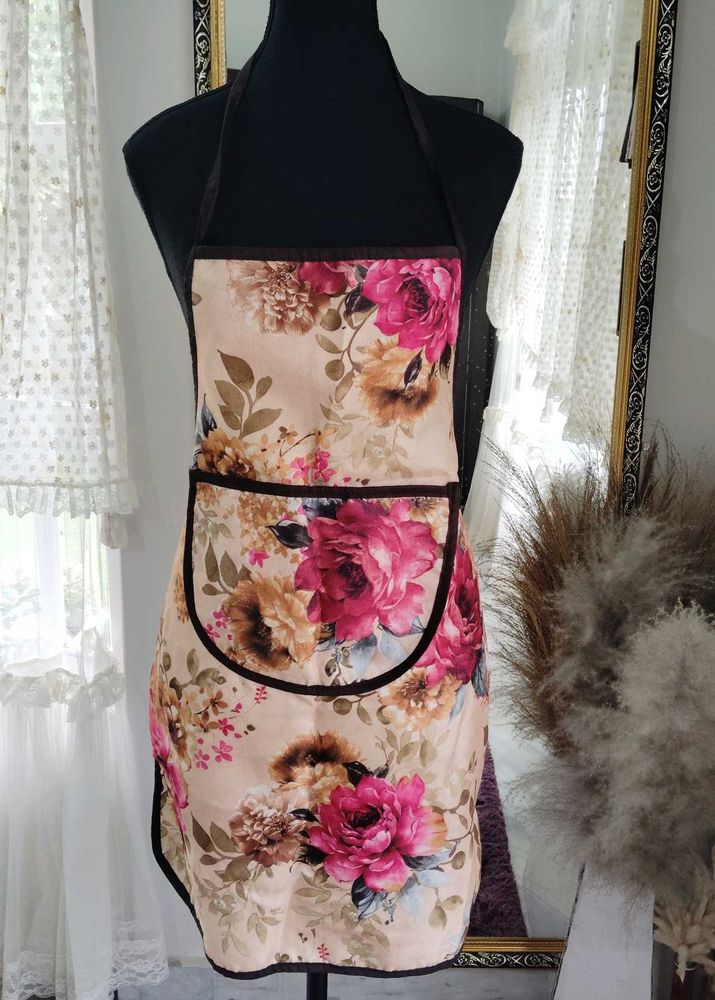 Floral Print Apron