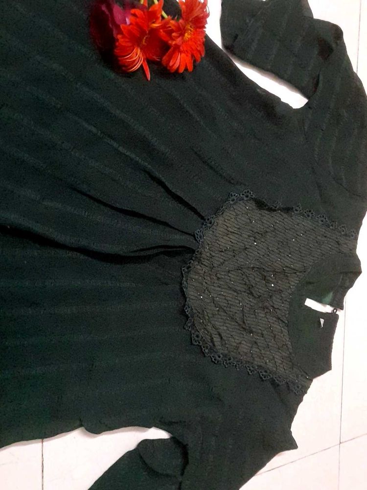 Elegant Black Ethnic Gown