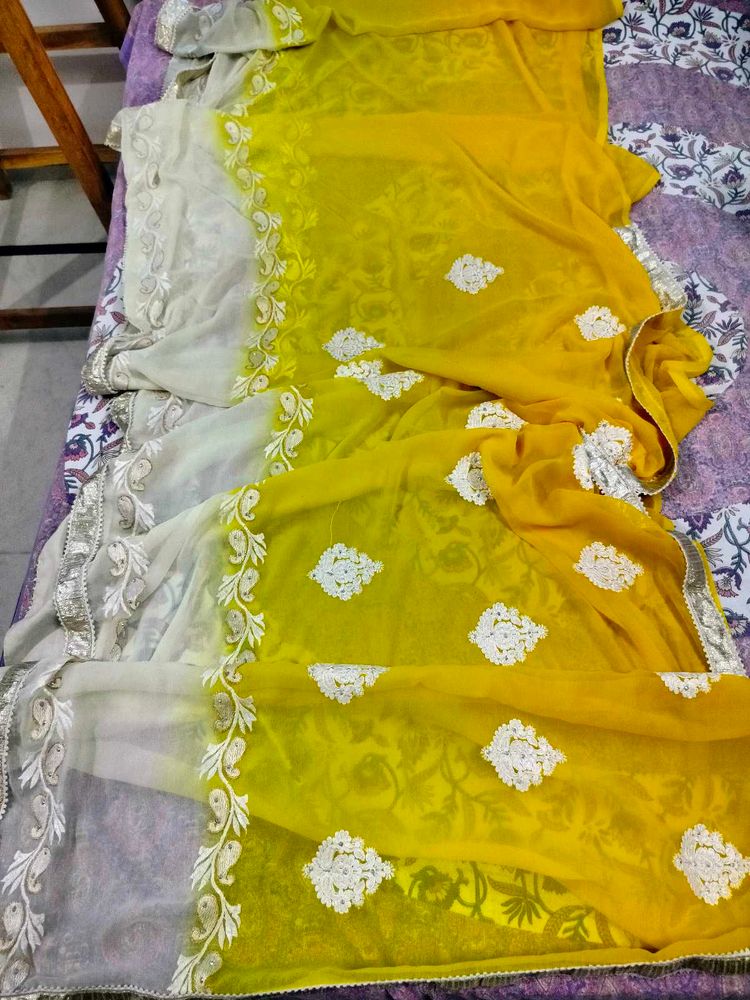 Beautiful georgette saree