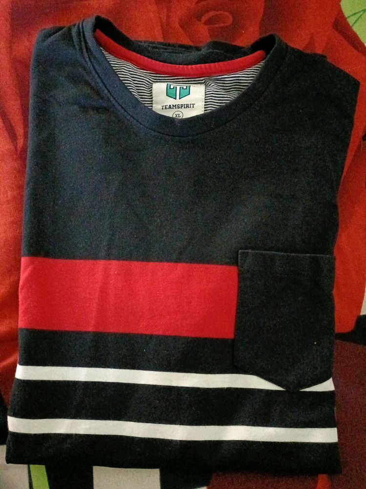Teamspirit XL Striped Tshirt