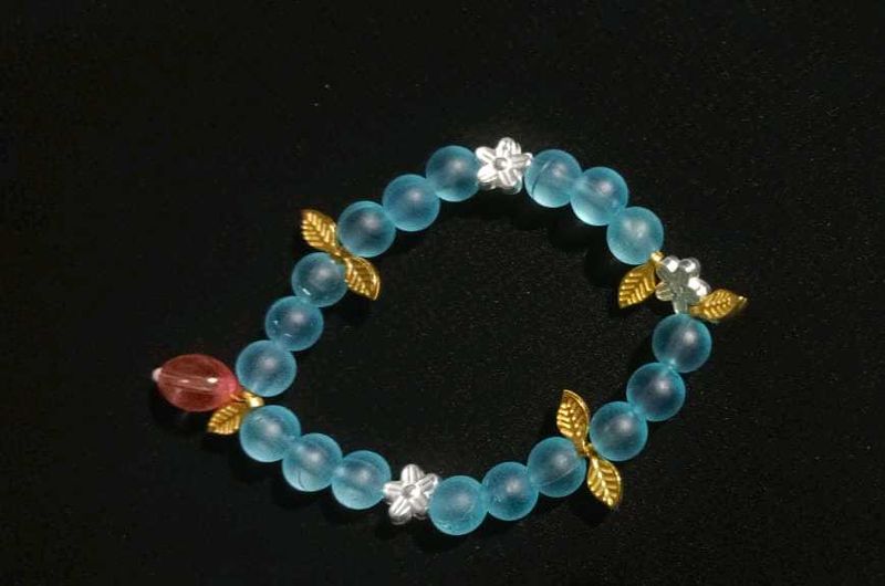 Blue Beaded Bracelet