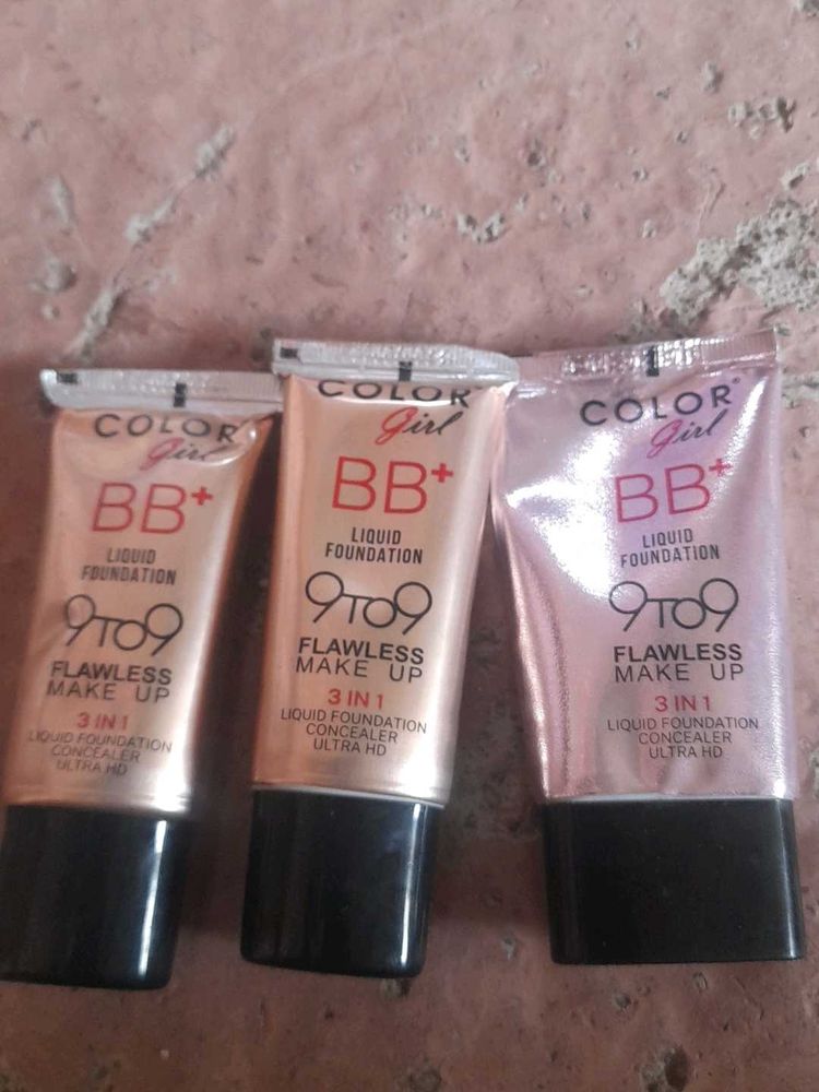 Color Girl BB+ Foundation combo of 3