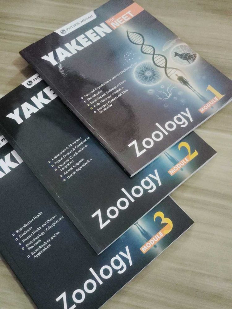 Yakeen NEET Zoology Modules✨
