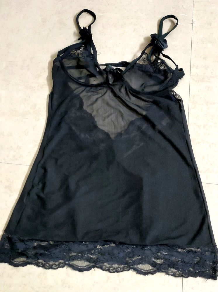sexy short backless night dress