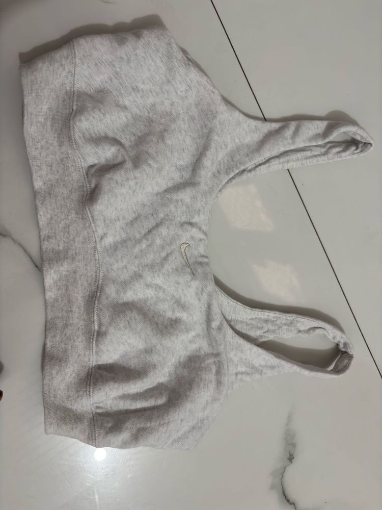 White And Grey Sports Bra - Size media