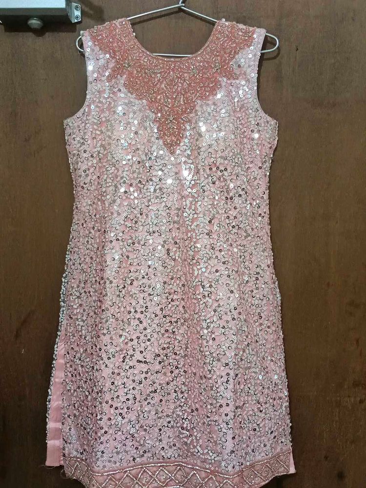 Sequin Embellished Kurta sharara set