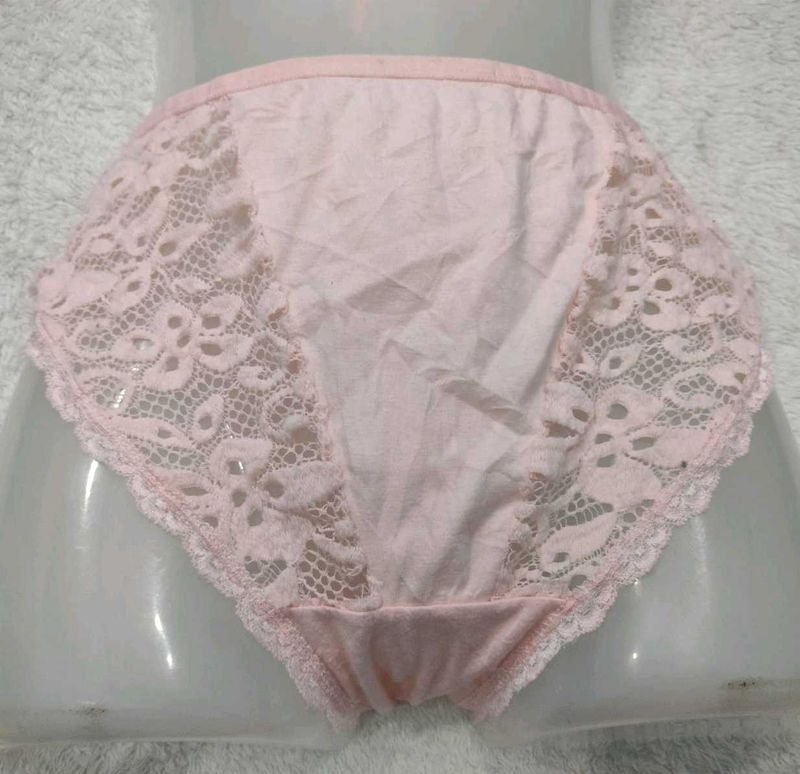 Pink Lace Trim💚 Panties