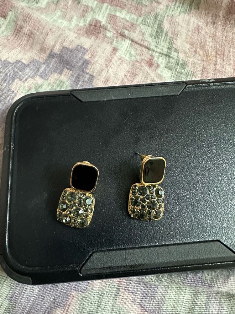 Chic Square Drop Earrings