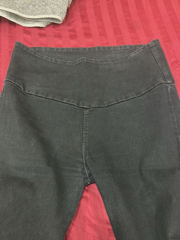 Black Washed Skinny Jeggings