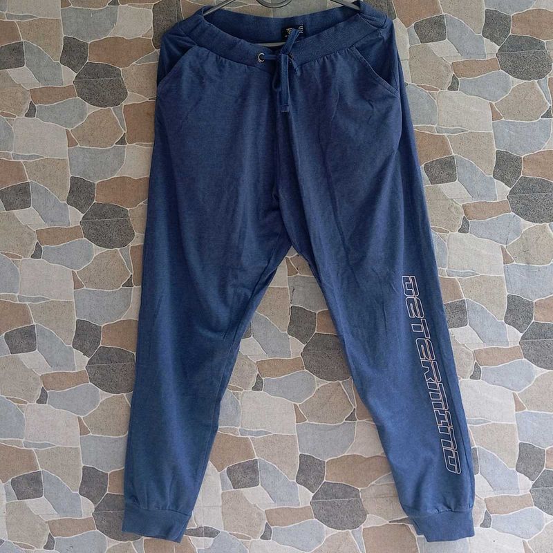 Blue Casual Joggers