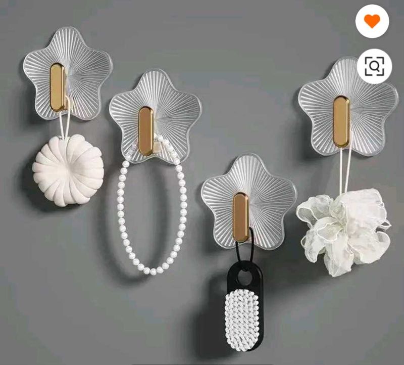 Star Decorative Wall Hooks (Set of 4)