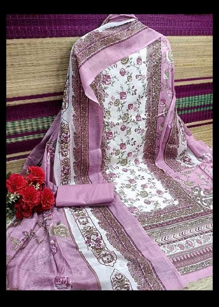 Unstitched Kurta With Bottom And Dupatta