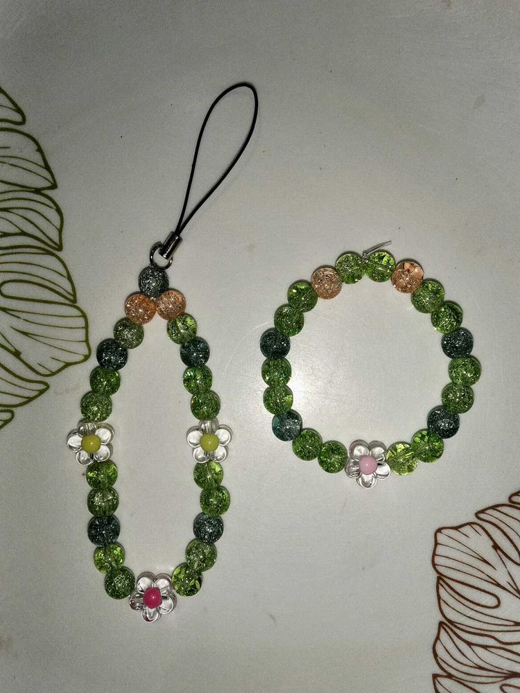Phone Charm And Bracelet
