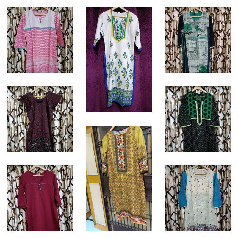Combo Of 8 Kurtis For Women 💙