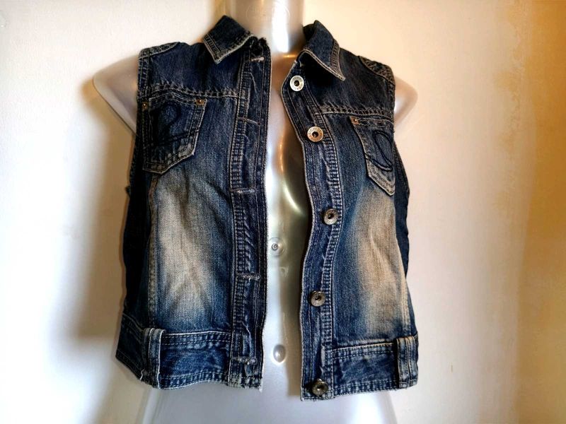 Denim Vest Size Small