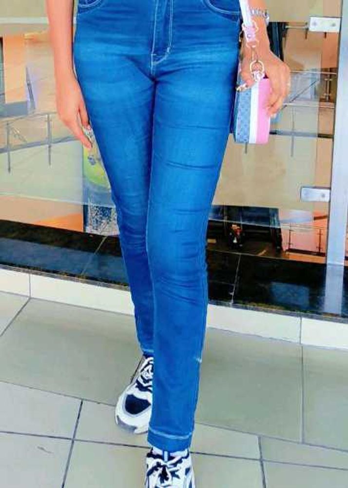 High-Waisted Skinny Jeans