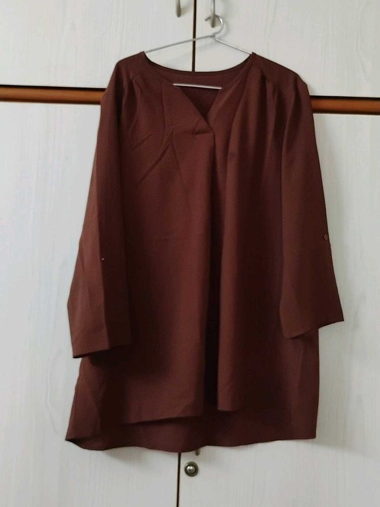 Brown Tunic Top