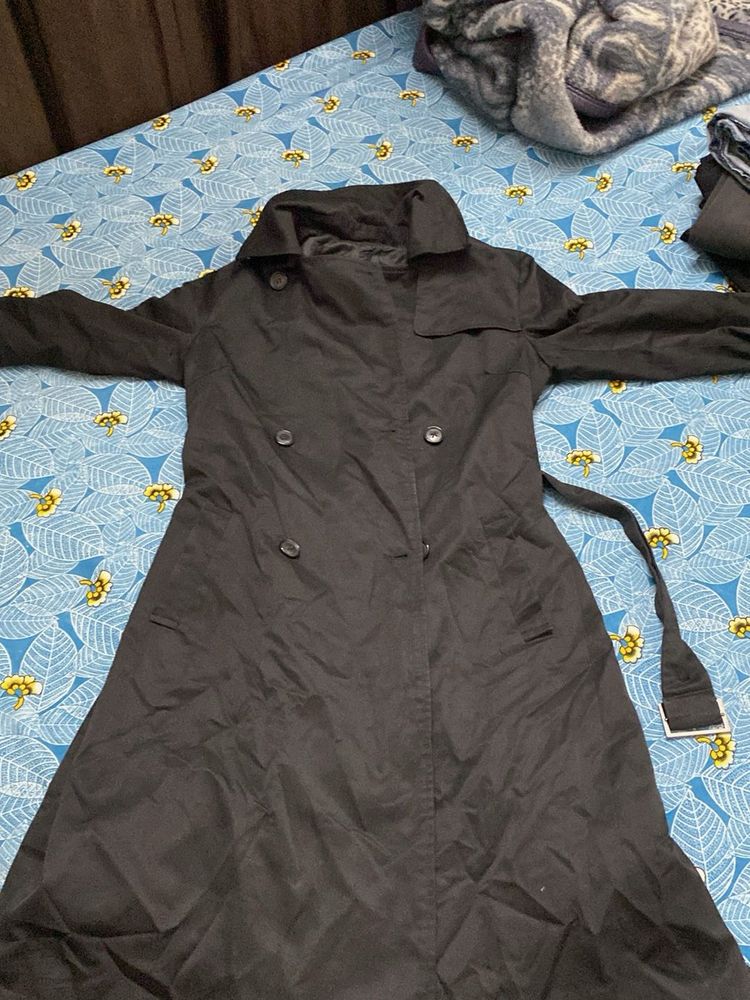 Classic Black Trench Coat