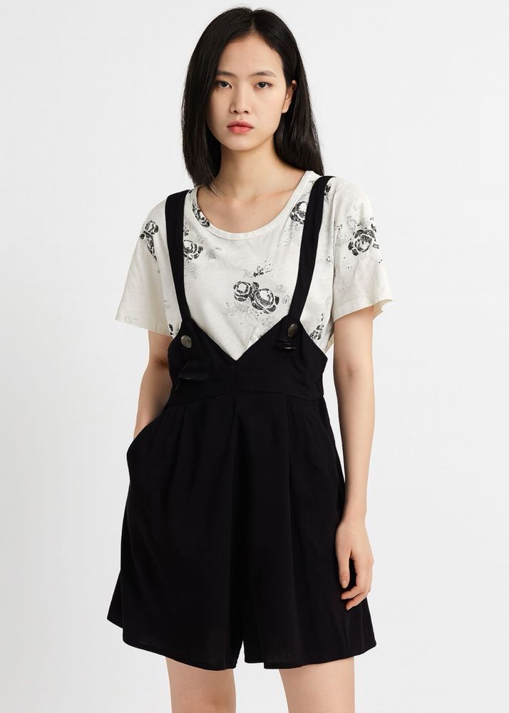 Cute Floral Overalls