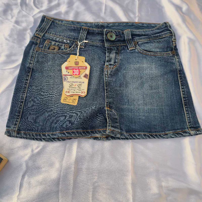 Mini Denim Skirt
