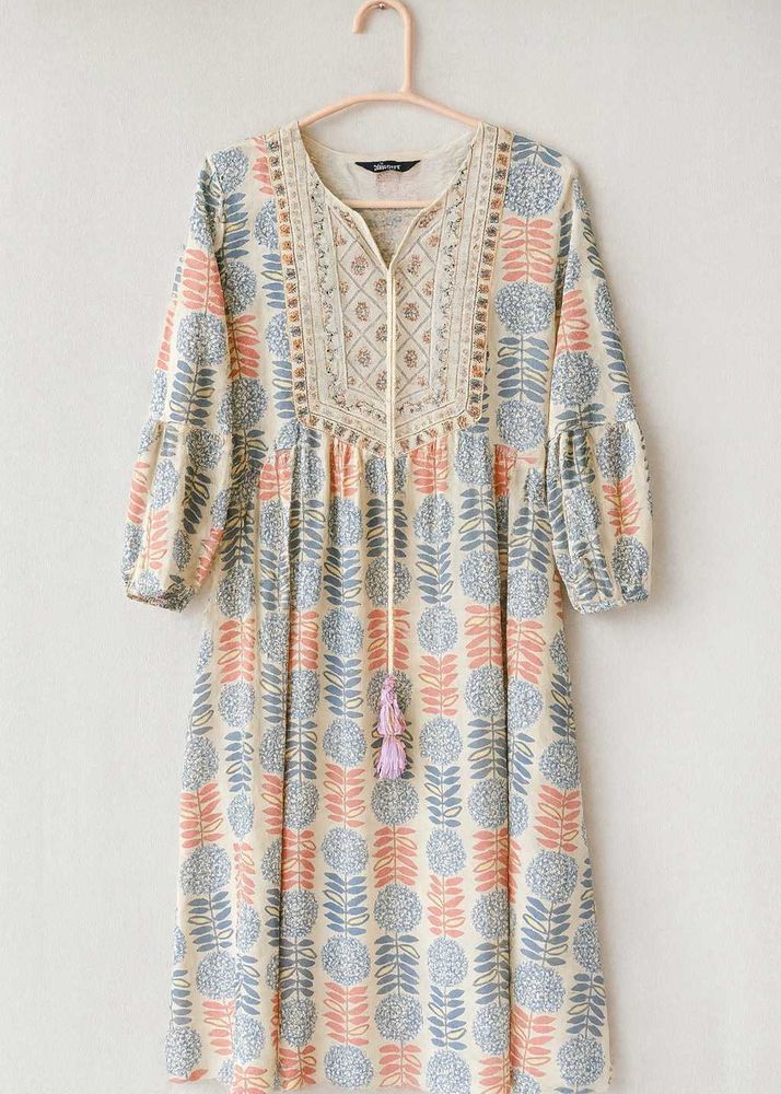 Floral Print Tunic Dress