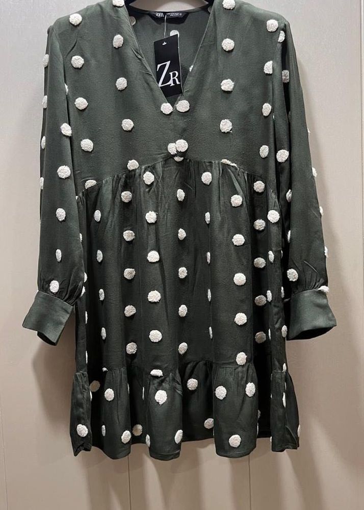 ZARA Green Dress