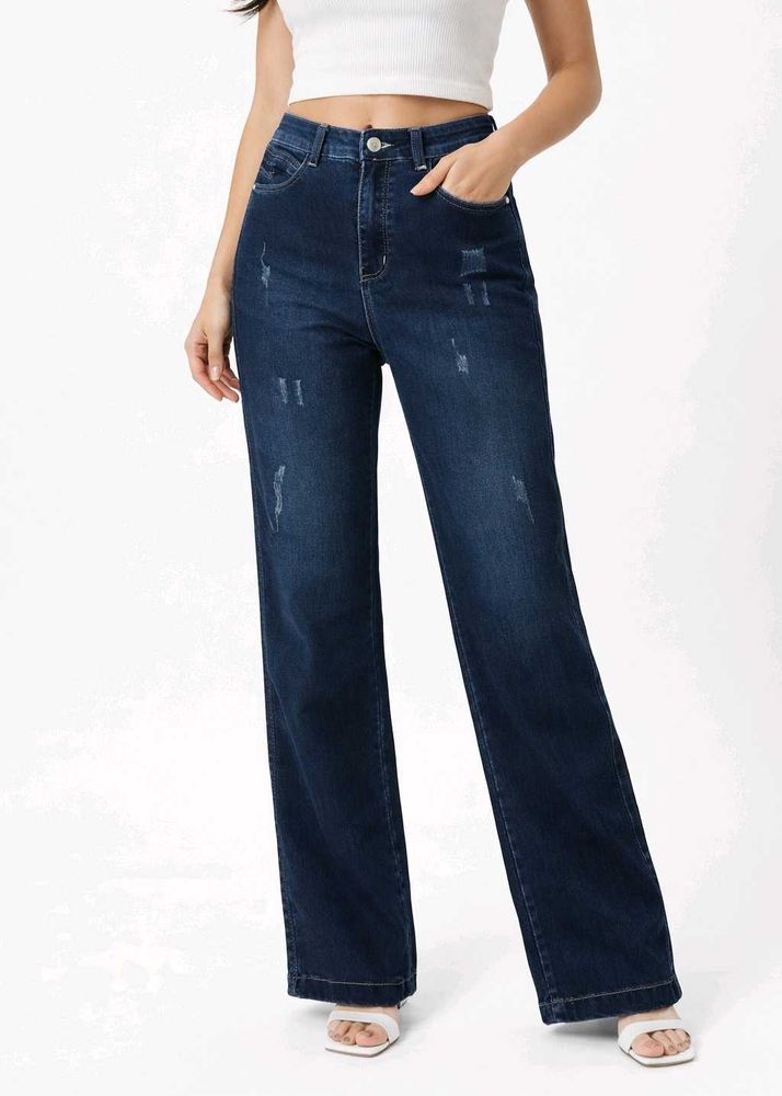 Dark Wash Wide Leg Jeans