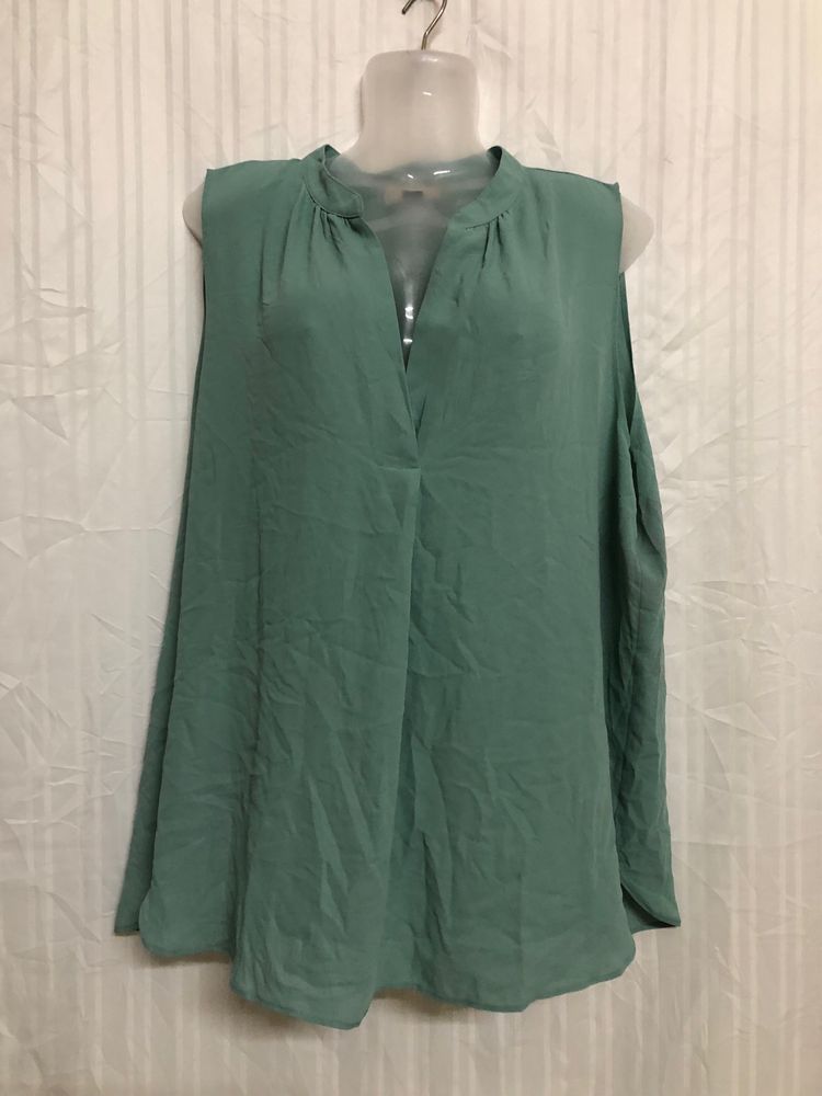 Loft Sleeveless Sea Green Top
