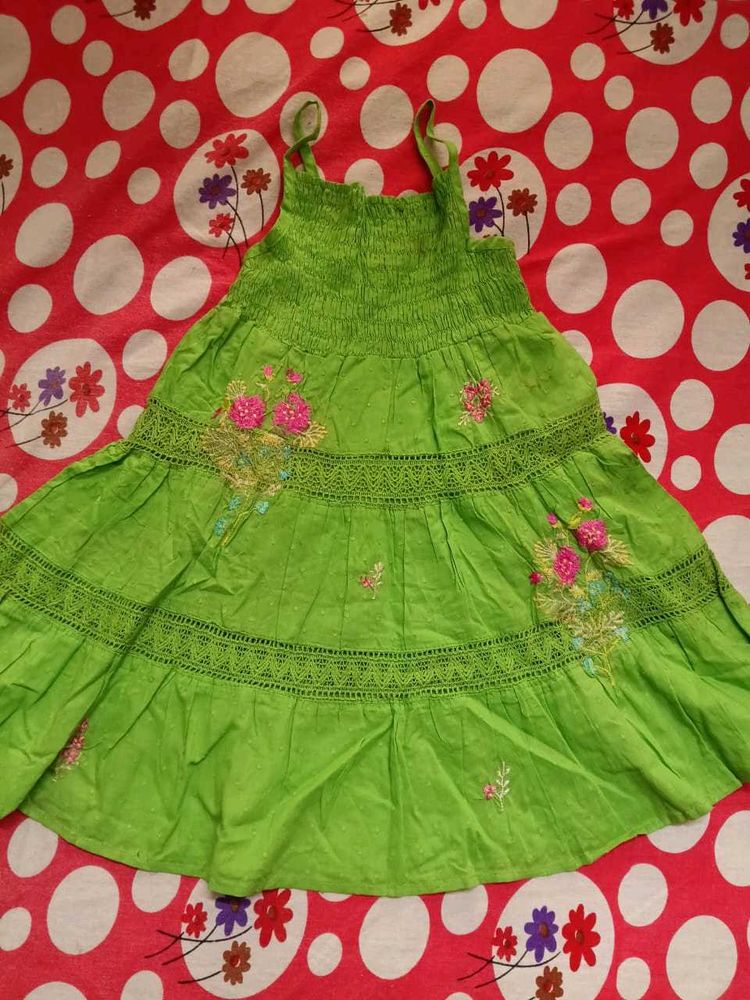 Kids Frock - Embroidered
