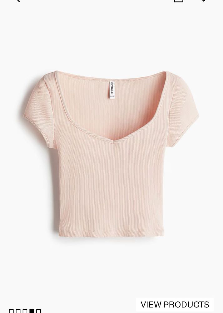Cute Pink Crop Top