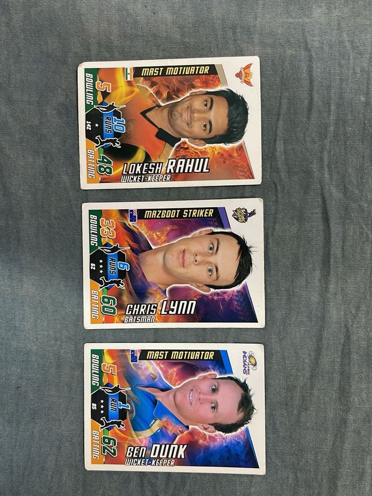 Cricket Player Trading Cards - Lokesh Rahul, Chris