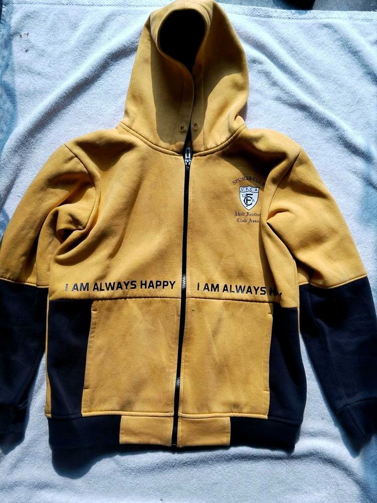 Yellow &amp; Black Hoodie