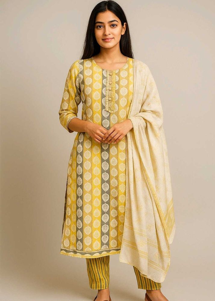 Yellow Mustard Suit Set