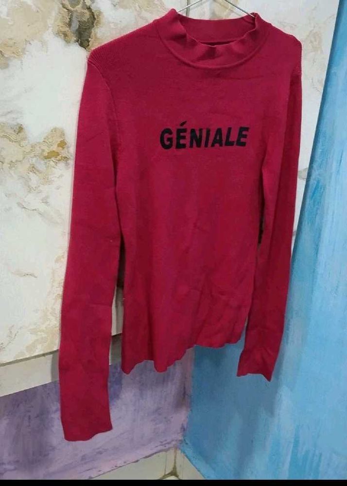 red Knit Top - Geniale 🍒