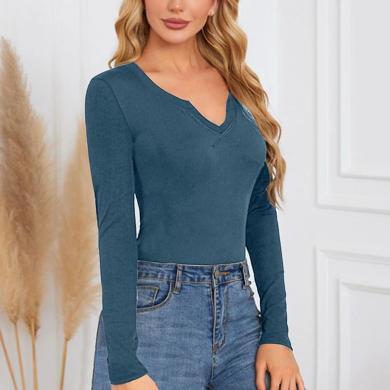 ZARA Teal Blue Fitted Top